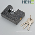 Black Color Powder Coating Paint Iron Padlock(Normal key/Cross Key/Disc Key)